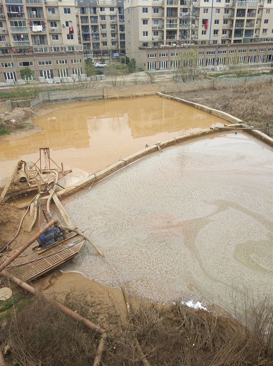 天等沉淀池淤泥清理-厂区废水池淤泥清淤